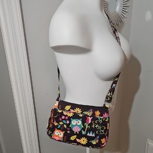 Charming Owl Print Crossbody Bag By Ori Ori
